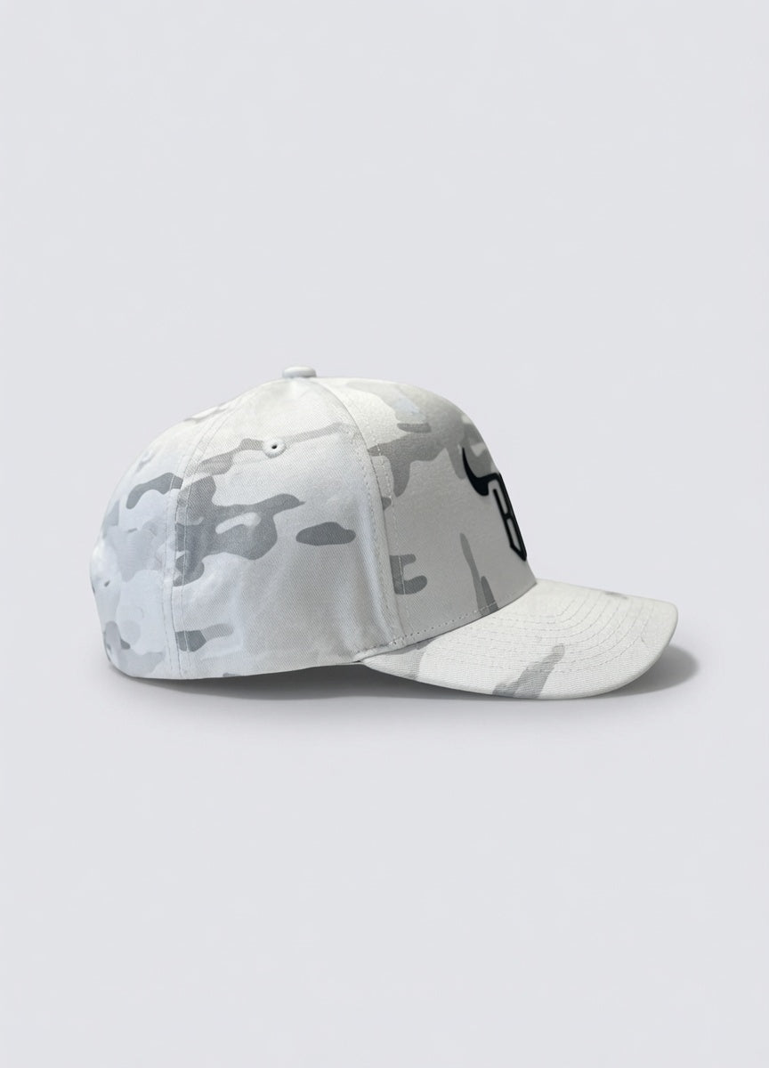 Camo White Cap