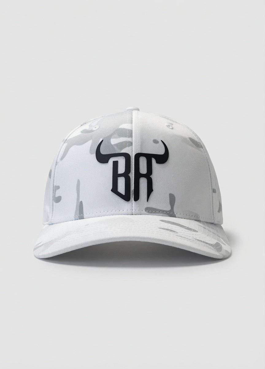 Camo White Cap