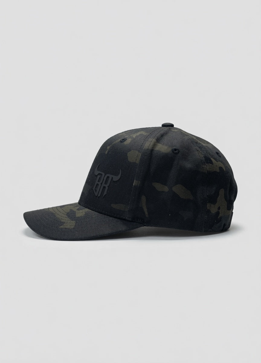 Camo Total Black Cap