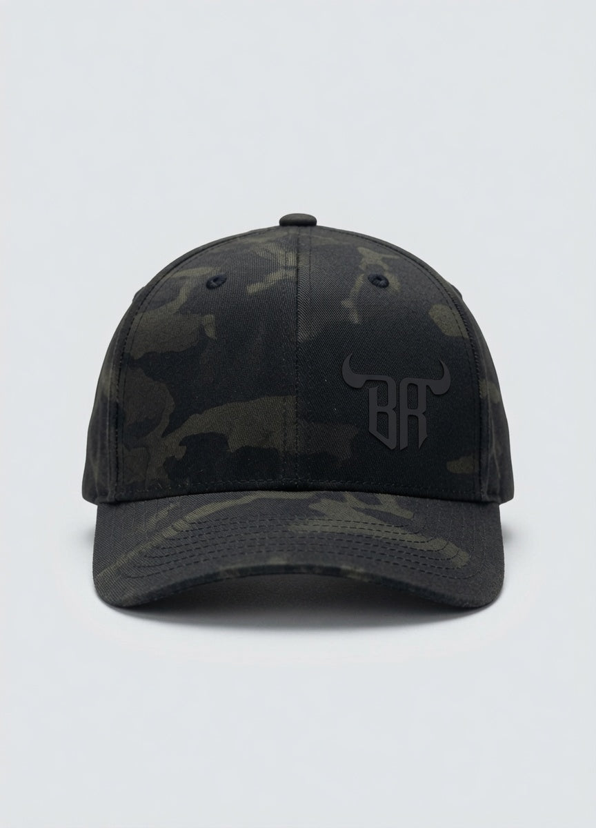 Camo Total Black Cap