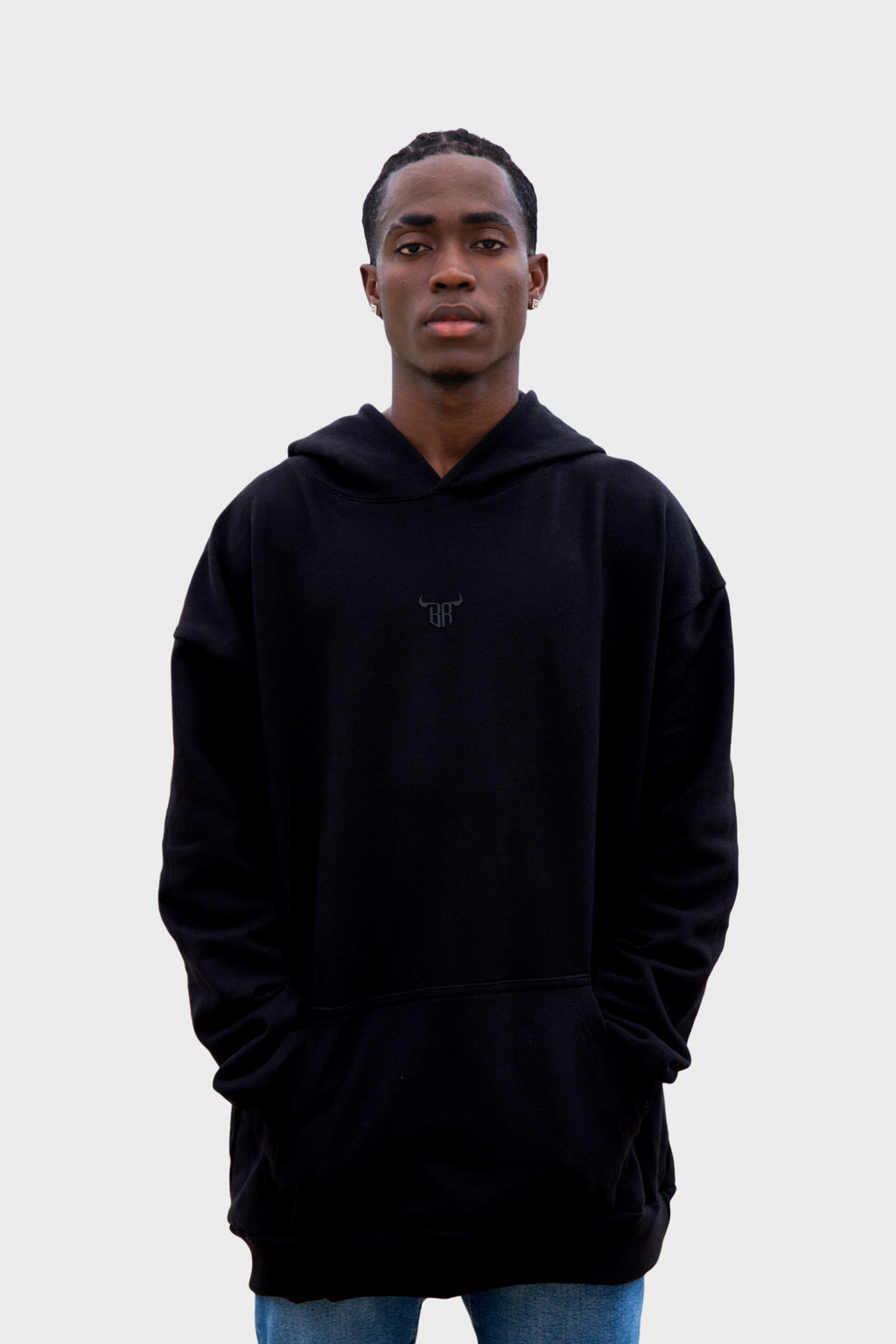 Classic Total Black Hoodie