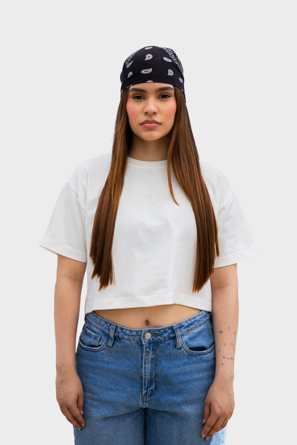 Classic Cream Crop Top