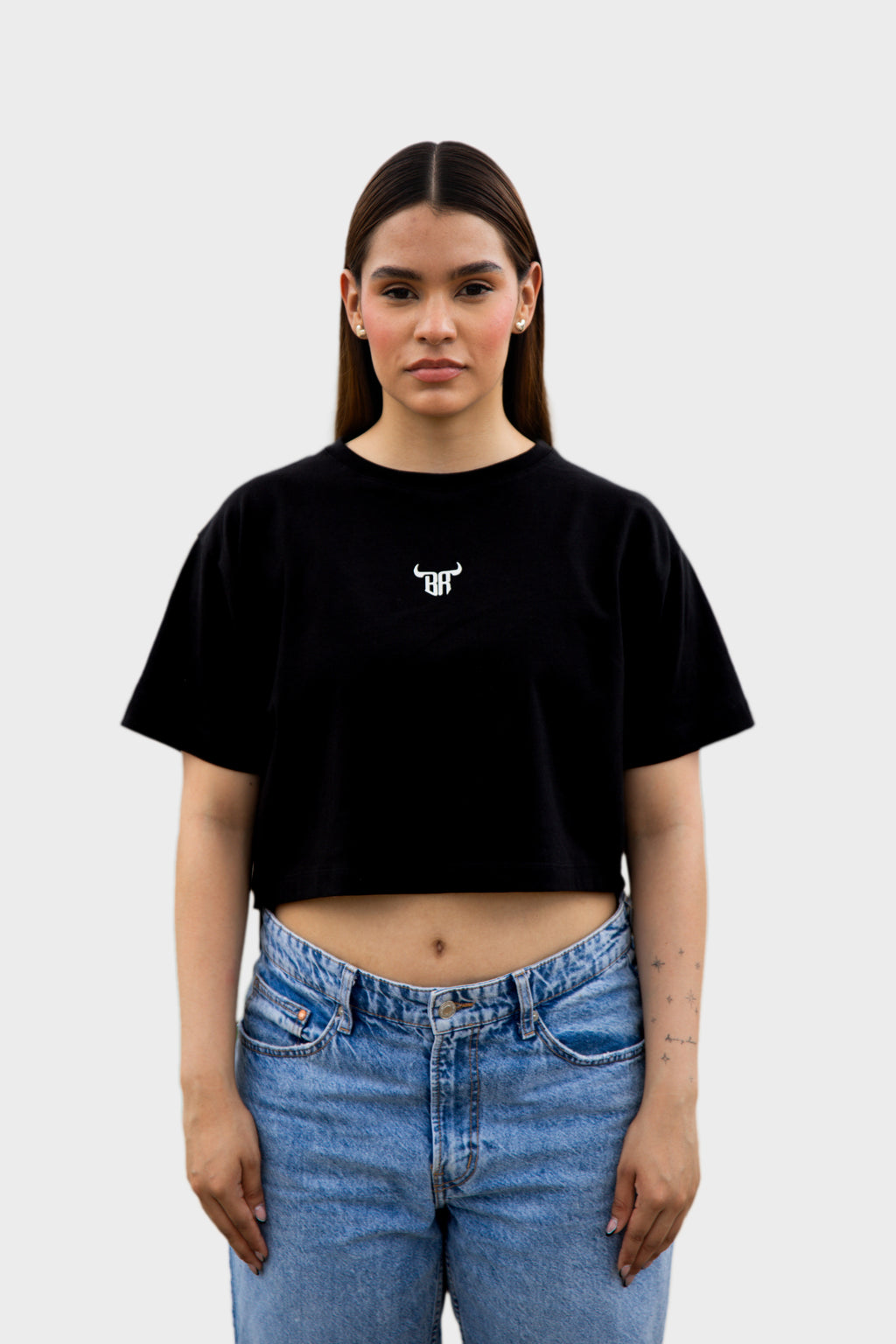 Classic Black Crop Top
