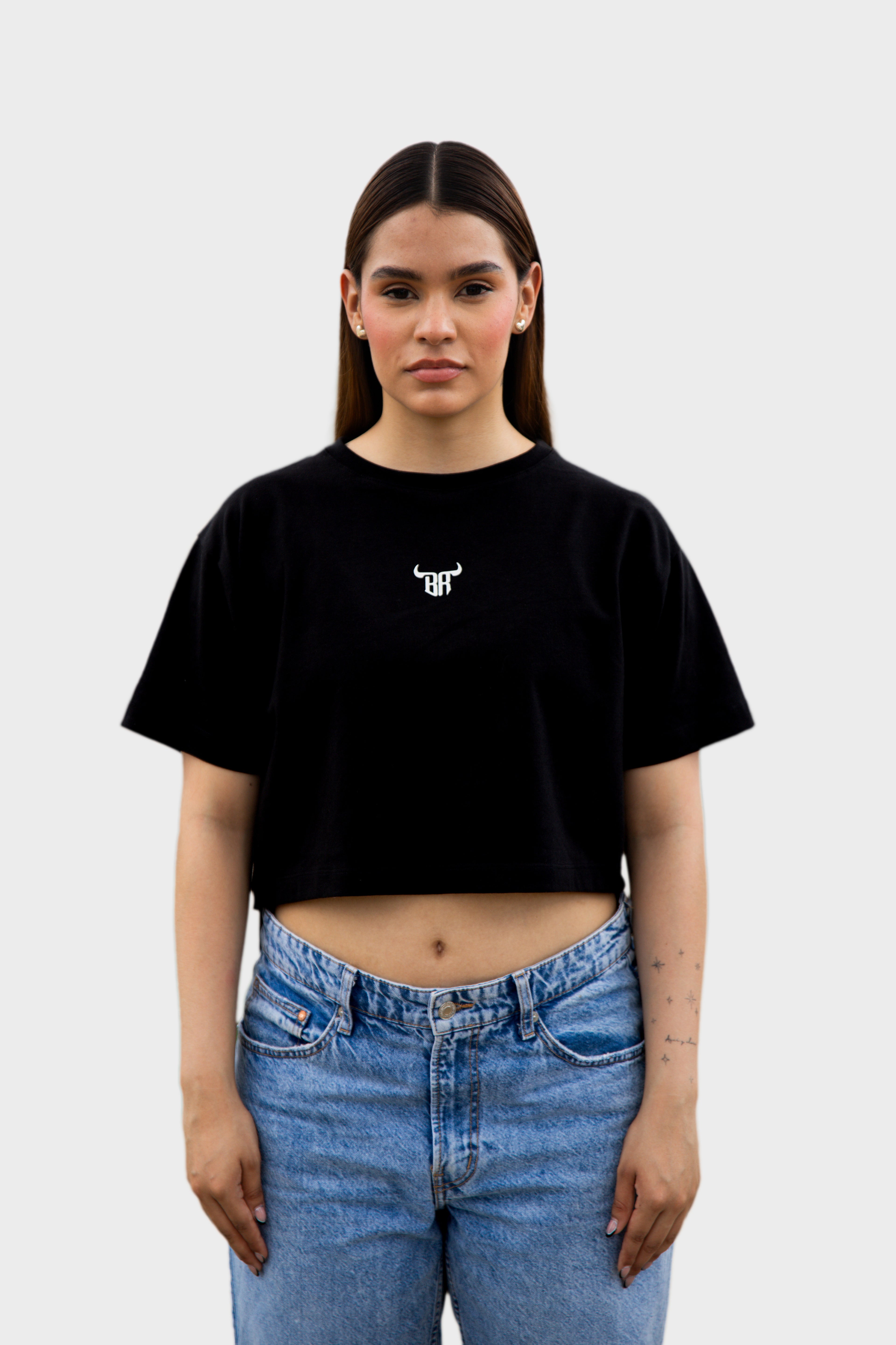 Classic Black Crop Top
