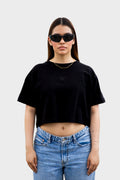 Classic Total Black Crop Top