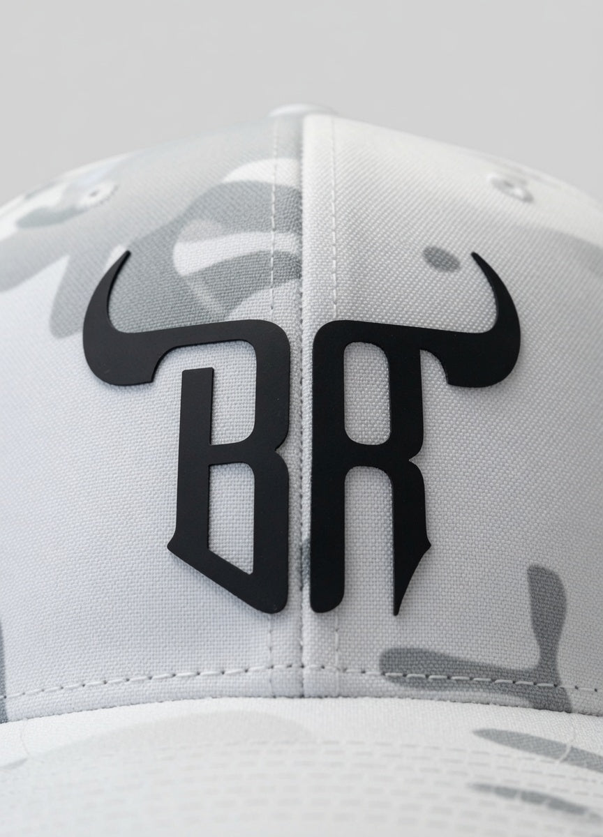 Camo White Cap